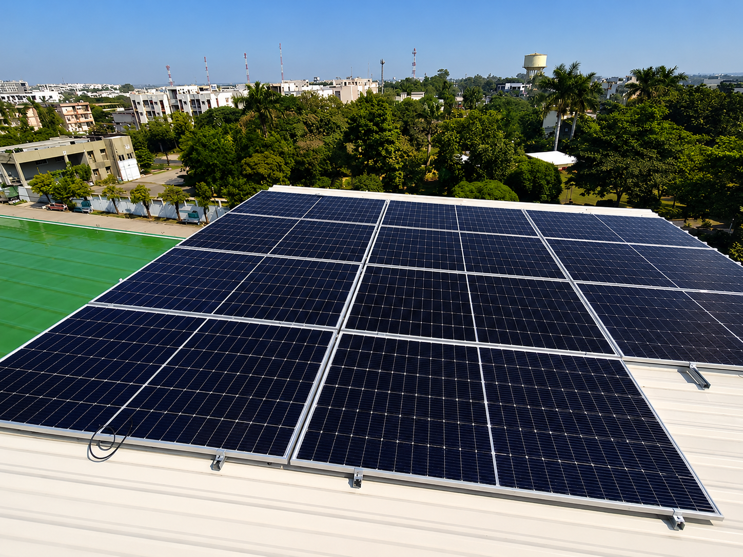 Mitray Solar Tech rooftop solar installation