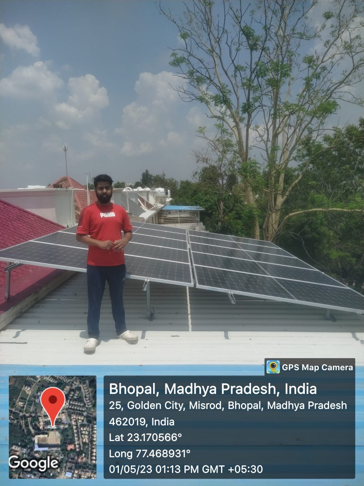 Solar installation by Mitray Solar Tech