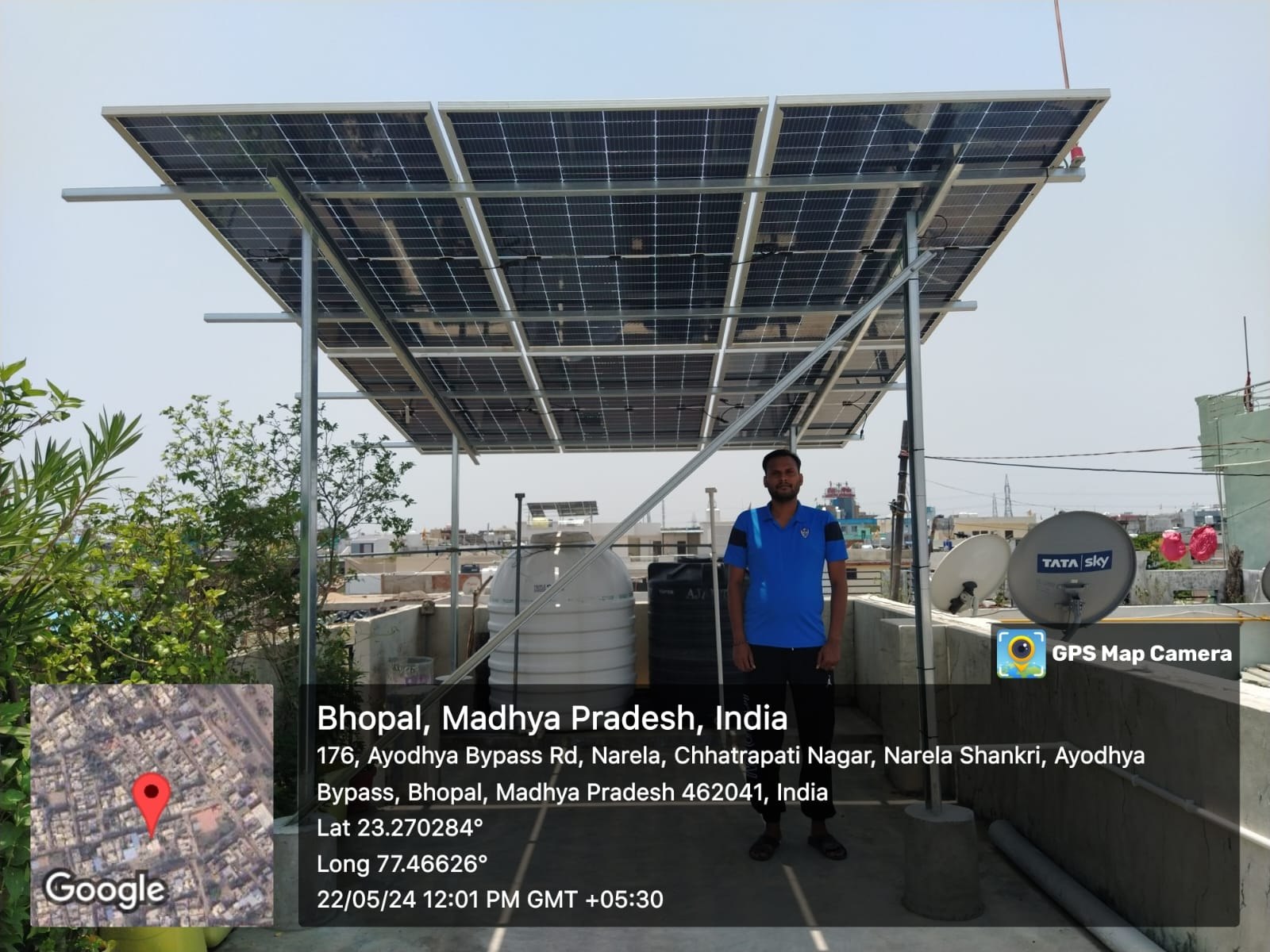Solar installation by Mitray Solar Tech