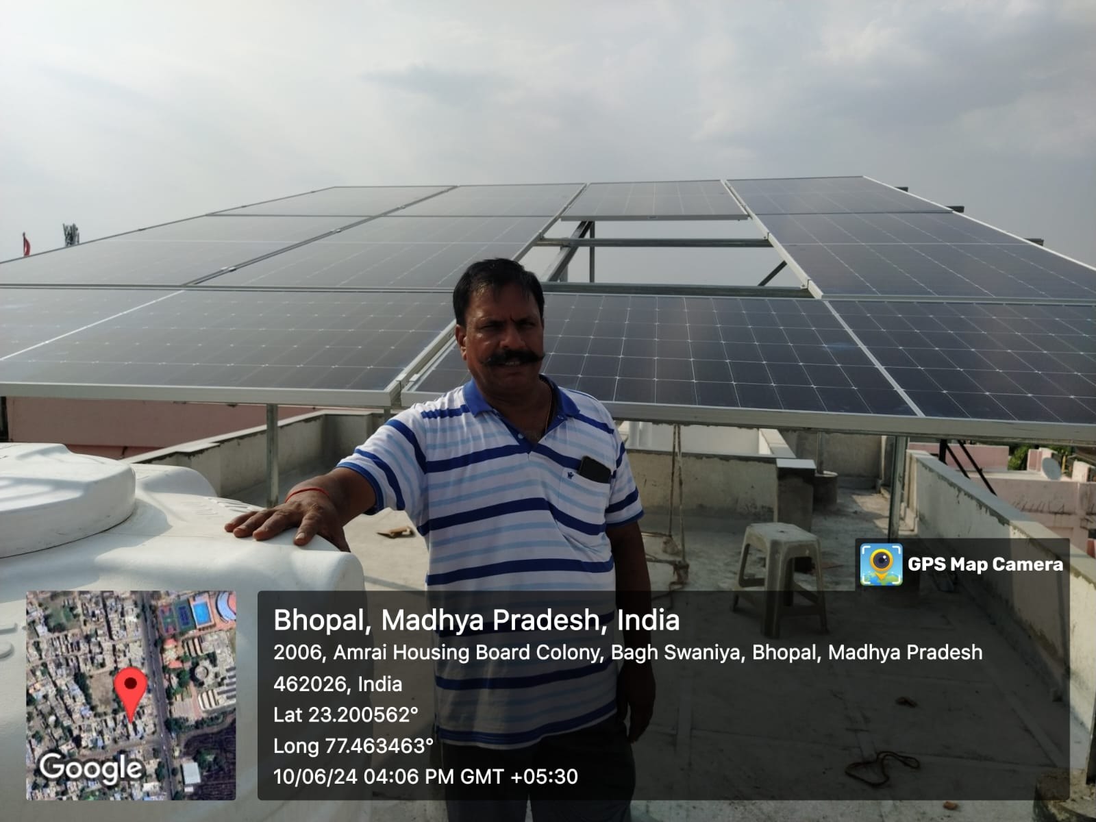 Solar installation by Mitray Solar Tech